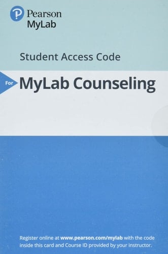 MyLab Counseling without Pearson eText -- Access Card -- Generic