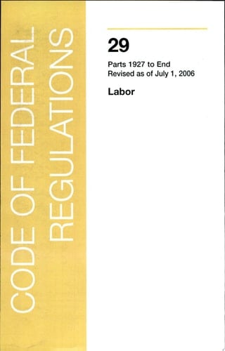 Title 29 - Labor (Parts 1927-END)