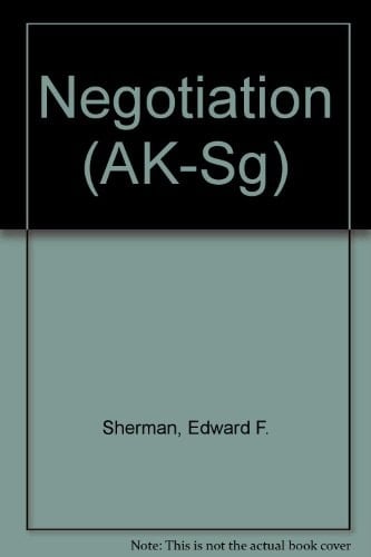 Negotiation, 1996
