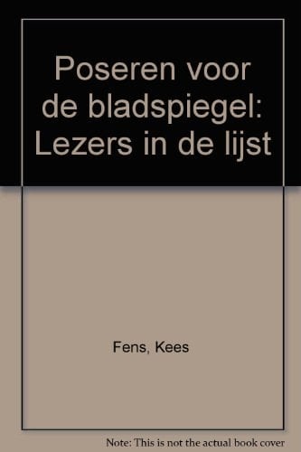 Poseren voor de bladspiegel lezers in de lijst