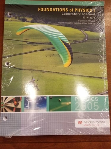 Physics 2305 Lab Manual 2017-18(Virginia Tech)