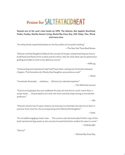Salt, Fat, Acid, Heat Mastering the Elements of Good Cooking