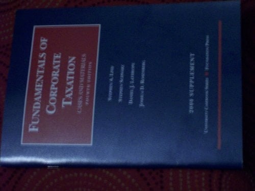 2000 Supplement to Cases and Materials on Fundamentals of Corporate Taxation