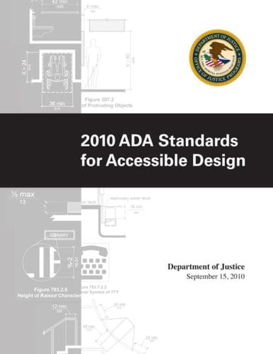 2010 ADA Standards for Accessible Design (U.S. Department of Justice)