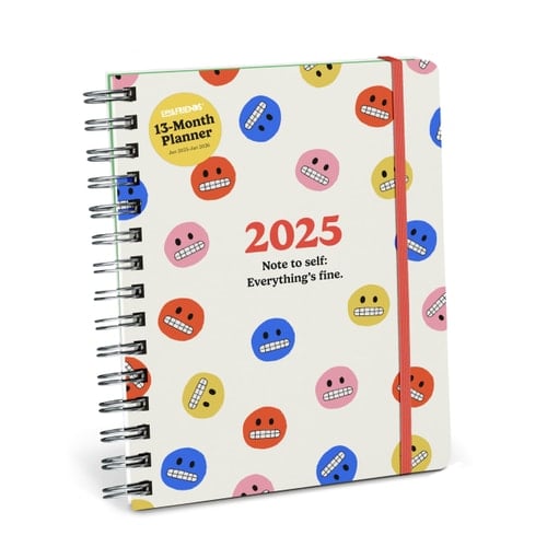 Em & Friends Everything's Fine 13-Month Planner: Jan. 2025 - Jan. 2025