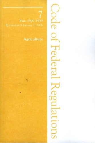 Title 7 Agricul 1900-1939