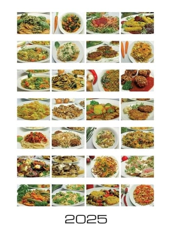 Glücklich mit Gemüse Wochenkalender 2025