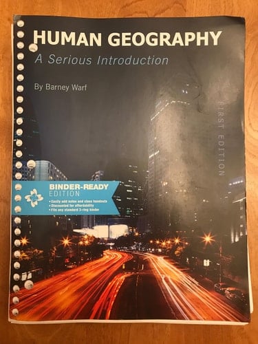 Human Geography: A Serious Introduction