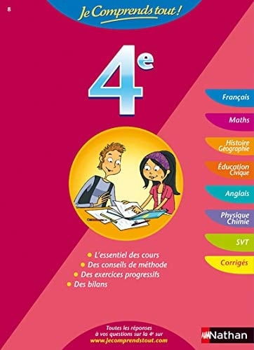 Je comprends tout ! 4e