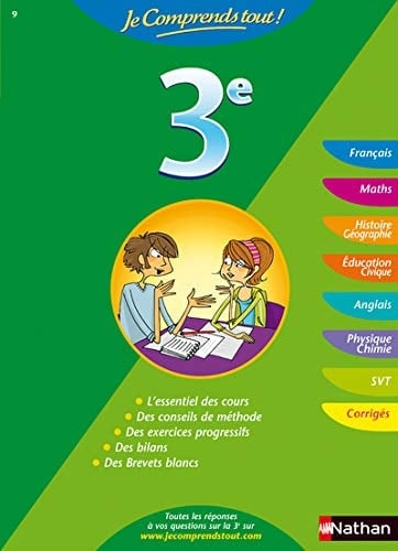 Je comprends tout ! 3e