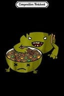 Composition Notebook Vampire Ramen Funny Anime Noodle Bowl Journal/Notebook Blank Lined Ruled 6x9 100 Pages