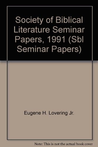 1995 Seminar Papers One Hundred Thirty-first Annual Meeting, November 18-21, 1995, Philadelphia, Pennsylvania