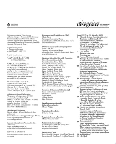 Disegnare idee immagini n° 53 / 2016 Rivista semestrale del Dipartimento di Storia, Disegno e Restauro dell'Architettura Sapienza Università di Roma