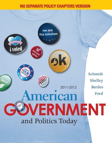Bundle: American Government and Politics Today, No Separate Policy Chapters Version, 2011-2012, 15th + Premium Web Site with Cengage Learning eBook, InfoTrac 1-Semester Printed Access Card
