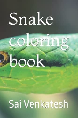 Snake coloring book