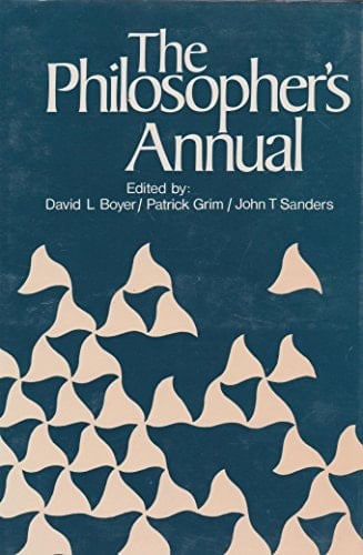 The Philosopher's Annual, 1979