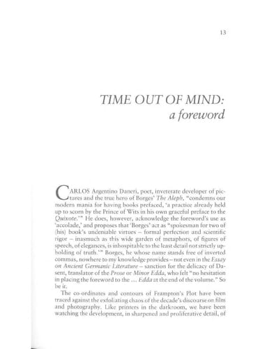 Circles of Confusion Film, Photography, Video : Texts, 1968-1980