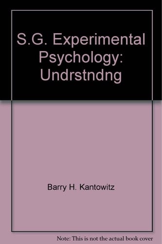 Experimental Psychology