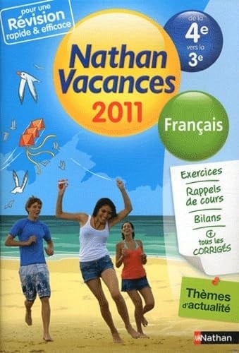 Nathan vacances - français de la 4e vers la 3e