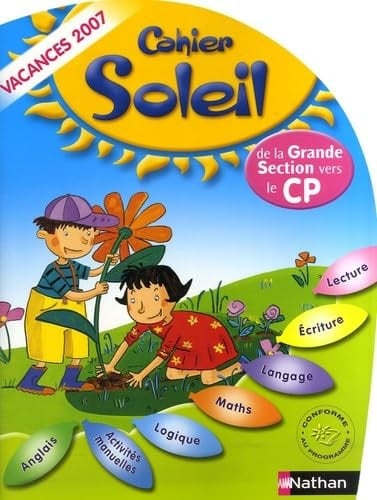 Cahier Soleil de la Grande Section vers le CP