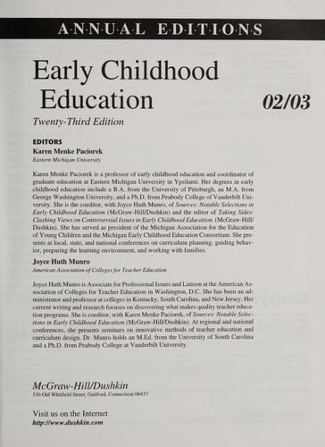 Early Childhood Education