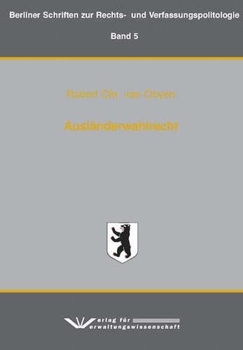 Ausländerwahlrecht demokratietheoretisches und verfassungspolitisches Plädoyer für ein Menschenrecht