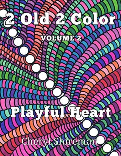 2 Old 2 Color Playful Heart