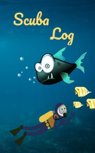 Scuba Log: Cute, Easy Scuba Data Log Book