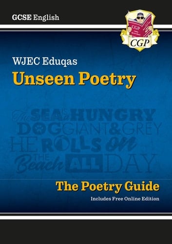 WJEC Eduqas Unseen Poetry The Poetry Guide