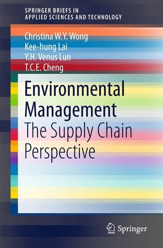 Environmental Management The Supply Chain Perspective