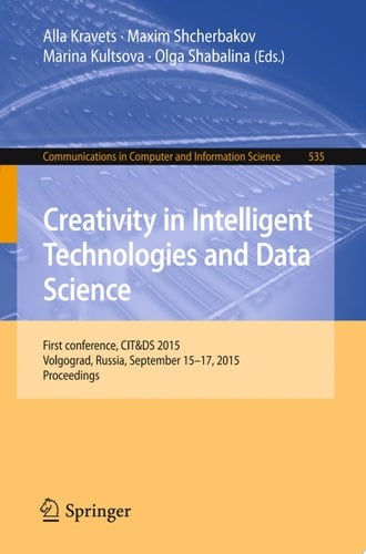 Creativity in Intelligent Technologies and Data Science