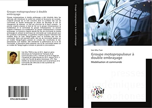 Groupe motopropulseur à double embrayage Modelisation et commande