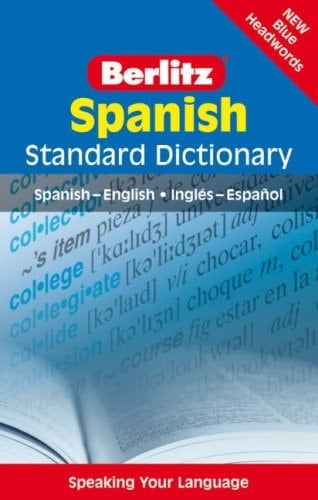 Spanish - Berlitz Standard Dictionary Spanish-English - Ingles-Espanol