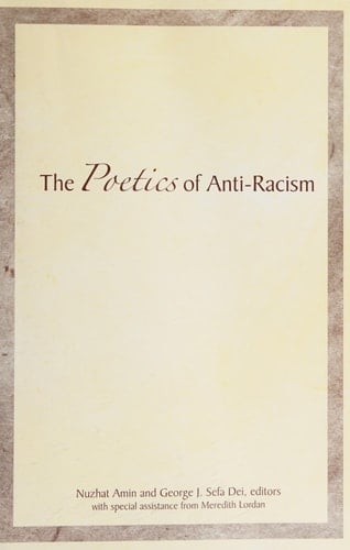 The Poetics of Anti-Racism