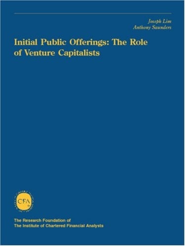 Initial Public Offerings The Role of Venture Capitalists