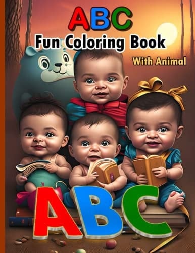 ABC Fun Coloring Book with Animal: Learn the Alphabet with Fun and Animal, a fun and educational way for children to learn the alphabet while exploring the animal kingdom