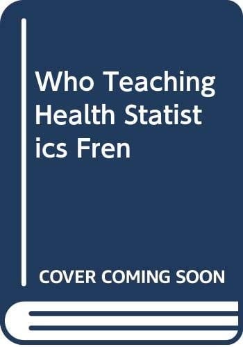 L'enseignement des statistiques sanitaires vingt plans de leçons ou séminaires