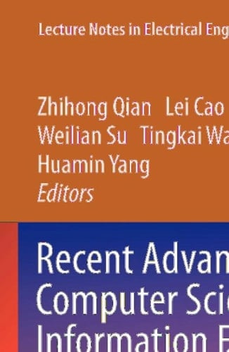 Recent Advances in Computer Science and Information Engineering