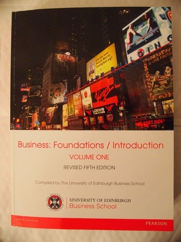 Business: Foundations/Introduction Volume One