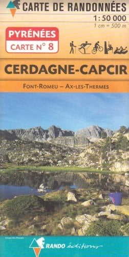 Cerdagne - Capcir Haute Ariège : carte de randonnées 1:50 000
