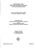 IEEE Fifth Working Conference on Current Measurement, 1995