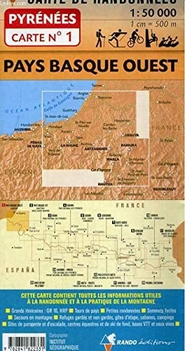 Pays Basque Ouest 1 1/50 Rando.01