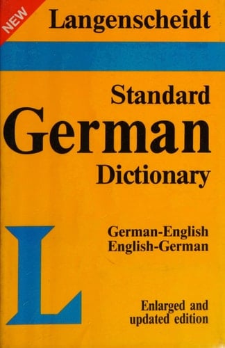 Langenscheidt's Standard German Dictionary