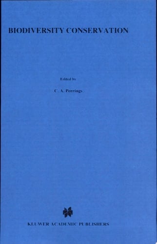 Biodiversity Conservation Problems and Policies