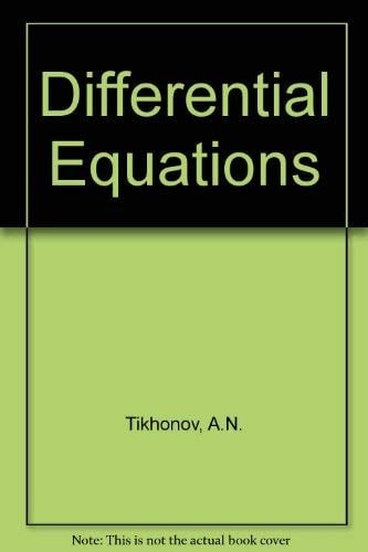 Differential Equations (Springer series in Soviet mathematics)