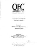1996 Optical Fiber Communication Conference