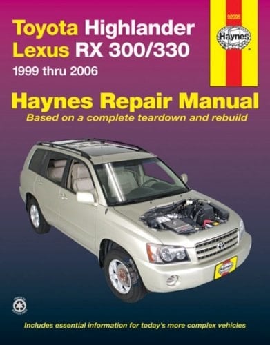 Toyota Highlander, Lexus RX 300/330 1999 Thru 2006