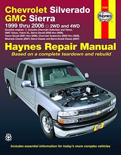 Chevrolet Silverado GMC Sierra 1999 thru 2006 2WD and 4WD