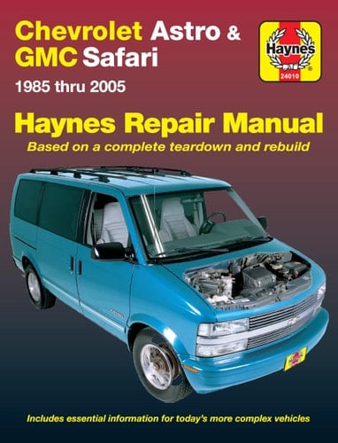 Chevrolet Astro & GMC Safari 1985 thru 2005