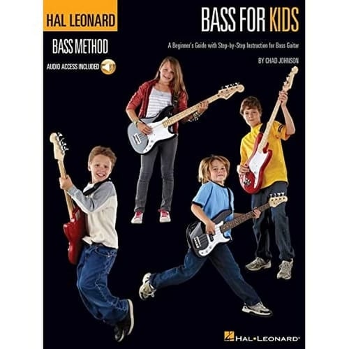 Hal Leonard Bass for Kids: A Beginner's Guide with Step-by-Step Instruction for Bass Guitar (Hal Leonard Bass Method)
